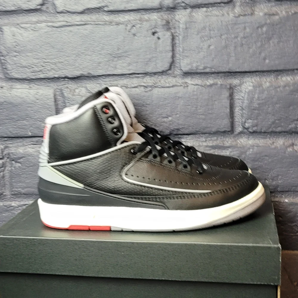 Nike Air Jordan 2 Retro Black Cement Mens & GS DR8884-001 New Size 6